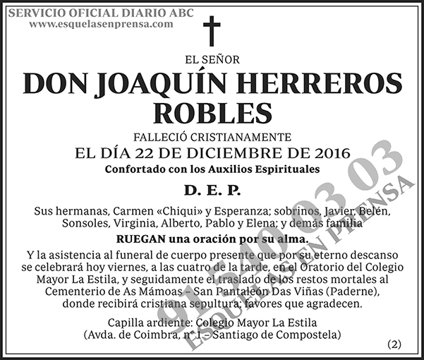 Joaquín Herreros Robles